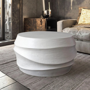 โต๊ะกาแฟคอนกรีตอเนกประสงค์โต๊ะข้างโซฟาเฟอร์นิเจอร์ห้องรับแขกในบ้านปรับแต่งได้สไตล์เวียดนาม - Product Image 2