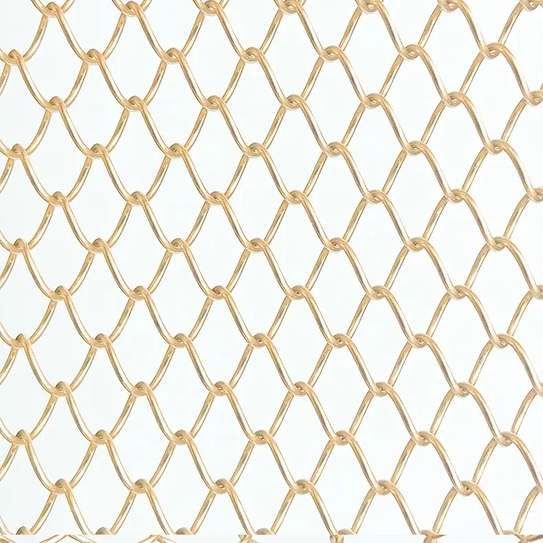 Stainless/ Copper/ Aluminum Decorative Metal Chain Mesh Curtain for living room partition wall