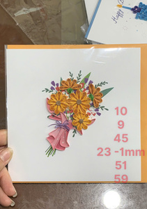 3D <strong>Quilling</strong> Card Handmade Paper <strong>Artwork</strong>, Delicate Rolled Paper Craft Design for Thoughtful Gifts and Special Celebrations - Product Image 5