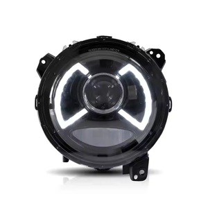 2018-2021 per Jee/p Wrangler fari LED nuovo Design blu DRL con lampada frontale bianca 6000K colore temperatura accessori auto - Product Image 3