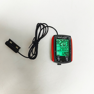 Không thấm nước Tốc độ hiển thị/nhiệt độ sáng xe đạp Speedometer với ánh sáng xe đạp máy tính - Product Image 5