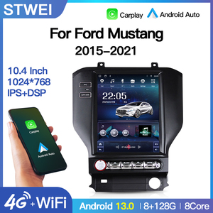 Para Ford Mustang 2015-2021 para Tesla pantalla grande Radio de coche reproductor Multimedia estéreo navegación GPS DSP Carplay <span class=keywords><strong>Android</strong></span> 13 cabeza - Product Image 2