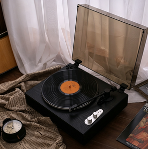 Giradischi Retrò per Vinili LP, Cartuccia Audio <span class=keywords><strong>Technica</strong></span> AT3600L, 2 Velocità con Arresto Automatico, 4 Altoparlanti Stereo Integrati - Product Image 5