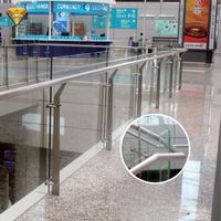 Système de main courante en acier inoxydable 304 316 pour intérieur-extérieur Colonnes de garde-corps modernes pour balcon et escalier pour jardin et villa