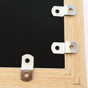 High And Low Buckle Z Type Corner Bracket Single Hole Double Hole Cabinet Door Furniture <b>Hardware</b> Connection Fixing Bracket - Product Image 1