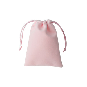 Bolsa de terciopelo rosa con cordón de 8x10 cm para empaque de joyería, bolsa de regalo para almacenamiento de cosméticos y baterías portátiles. - Product Image 4