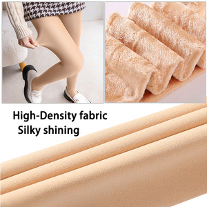 Collant invernali termici in pile di peluche e spessa lucidi Leggings sottili a compressione libera da <span class=keywords><strong>donna</strong></span> calza calda - Product Image 4