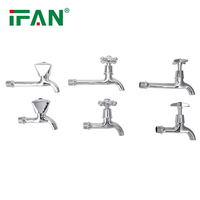 Robinet mural en alliage de zinc IFAN ODM OEM pour salle de bain, machine à laver