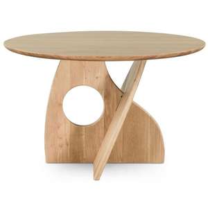 Luxury Large <b>Round</b> <b>Solid</b> <b>Wood</b> Coffee <b>Table</b> Unique Modern Design Deluxe Indoor Living Room Furniture Wholesale Price - Product Image 1