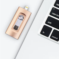 Clé USB 3.0 double usage pour téléphones mobiles et ordinateurs, compatible avec les appareils 3-en-1 haute vitesse