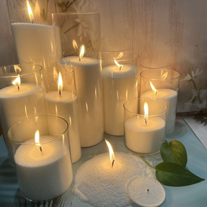 Cera de vela aromática al por mayor, arena de perlas blancas, con aroma frutal y floral, para Diwali, festividades, en polvo granulado de color, barras de cera de palma, Pascua - Product Image 1