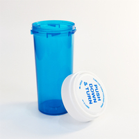 PP Plastique Push Down & Turn Prescription Flacon Emballage Médecine Pilule Bouteille pour Médicaments Liquides