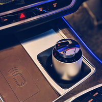 Diffuseur d'arômes de voiture en métal 2026 de 10 ml avec fonction de minuterie, alimentation USB rechargeable et batterie