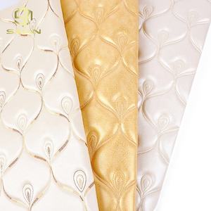 Rouleau de tissu en <span class=keywords><strong>cuir</strong></span> synthétique imitation PU brodé matelassé pour housse de siège de voiture, sellerie automobile, équipement de golf - Product Image 2