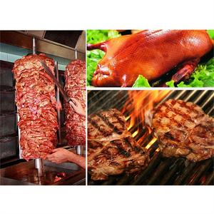 Machine automatique à doner kebab à 3/4/5 brûleurs Machine à barbecue commerciale Rôtisserie pour l'extérieur Infrarouge Poulet Grill Shawarma Machine - Product Image 6