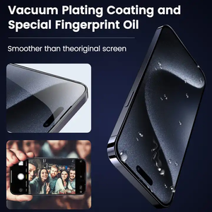 Precio de fábrica, aplicador de un paso, 10s, Instalación rápida, gafas templadas, Protector de pantalla para <span class=keywords><strong>iPhone</strong></span> <span class=keywords><strong>11</strong></span> 12 13 14 15 16 17 Series - Product Image 5