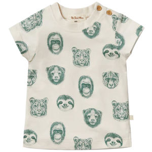 Conjunto de camiseta <span class=keywords><strong>y</strong></span> pantalón de manga larga de algodón orgánico para hombre <span class=keywords><strong>y</strong></span> mujer, camiseta de manga larga de moda para bebé - Product Image 2