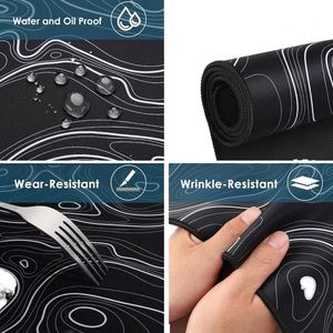 Large Extended XXL Heated Cartoon Rubber Gaming <b>Desk</b> <b>Mat</b> <b>Custom</b> Sublimation Pad - Product Image 2