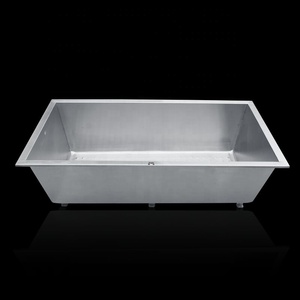 ポータブルウォークインバスルームバスタブステンレス製大人用バスタブ - Product Image 2