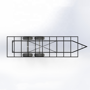 Chasis <span class=keywords><strong>de</strong></span> Remolque <span class=keywords><strong>de</strong></span> Alta Resistencia para Mini Casa | Plataforma <span class=keywords><strong>de</strong></span> Doble Eje para Construcción <span class=keywords><strong>de</strong></span> <span class=keywords><strong>Casas</strong></span> Móviles - Product Image 2