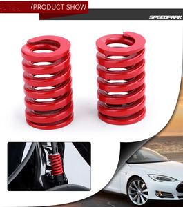 Arka bagaj kapağı için 2 adet Die Springs dikme destek asansör barlar aracı Tesla modeli 3 2017-2020 için kırmızı araba aksesuarları - Product Image 6