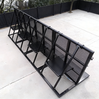 Vente directe usine : Panneau de barrière métallique modulaire portable pour le contrôle des foules et la gestion des files d'attente à l'aéroport, au stade et en concert