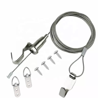 Kit de suspension de câble d'avion de panneau d'anneau d'éclairage réglable de haute qualité