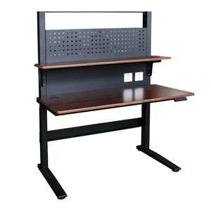 Banc de travail multifonctionnel en acier inoxydable personnalisé avec prises, hauteur réglable électriquement, banc de travail intelligent - Product Image 4