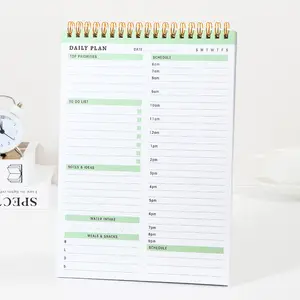 Zeitgarantiertes elegantes individuelles Notizbuch Planer notiert es Agenda klebende Notizen zu machen Liste Memo Pads Notizblock