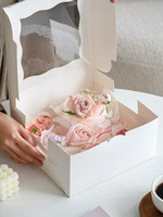 Boîte à 5 cupcakes pour la Saint-Valentin, emballage de dessert pour le goûter de 4/5 pouces, boîte d'emballage pour gâteau de pique-nique