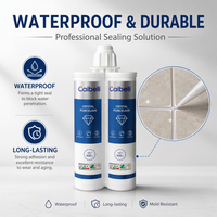 Mortier époxy pour carrelage - Mortier époxy imperméable pour carrelage avec sable coloré, mastic de joint durable pour salle de bain et cuisine