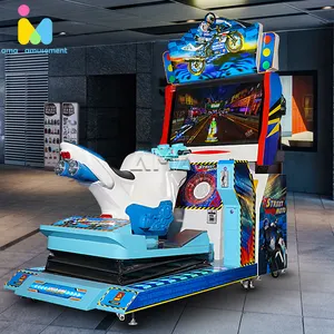 Máquina de simulador de motocicleta que funciona con monedas AMA, máquina de juego de coches de carreras Arcade a la venta