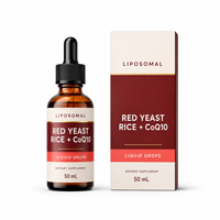 Formule liquide de riz rouge fermenté avec Ubiquinone, fruit de bergamote, feuille d'artichaut et chlorhydrate de berbérine