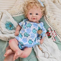 Poupée Bébé Reborn en Silicone Réaliste, Anatomiquement Correcte, 17 pouces, Vivienne avec Cheveux Implantés, Projet Artistique Personnalisé d'Usine, Lavable, Muneca