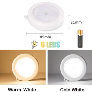 <span class=keywords><strong>Sensor</strong></span> de movimiento magnético Led para cocina, Detector de movimiento, luces Puck, inalámbrico por USB - Product Image 6