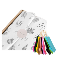 Papier d'emballage de tissu imprimé avec LOGO personnalisé, papier d'emballage de fleurs pour cadeaux, papier d'emballage de vêtements, produit