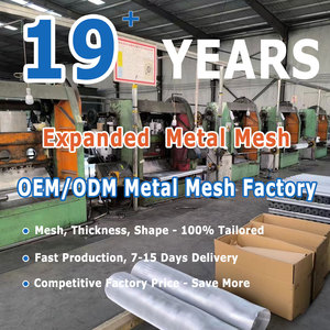 Hình thoi Expander tấm kim loại lưới 4x8 lỗ nhỏ hình dạng kim cương tam giác mở rộng kim loại lath - Product Image 2