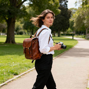 יצרן מותאם אישית נחמד משובח של נשים הבציר פרמיה שחור טבעוני דמוית עור מצלמה dslr מצלמה - Product Image 5