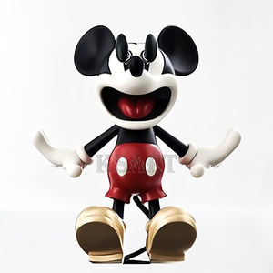 Escultura <span class=keywords><strong>Retro</strong></span> de <span class=keywords><strong>Mickey</strong></span> Mouse que se Asusta y Salta, Divertida Decoración de Mesa, Arte de Resina Decorativo, Fibra de Vidrio Duradera, Decoración de Moda, Regalo - Product Image 6
