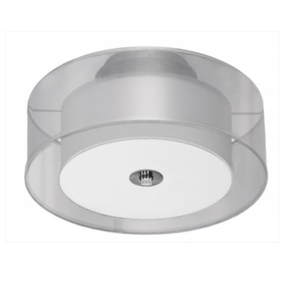โคมไฟทรงกลมสีขาวดำ ผ้าหุ้มทรงกลม สำหรับตกแต่งทางเดิน สไตล์วินเทจ - Product Image 4