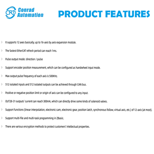 ZMOTION XPLC1264E2-V2 kontroler gerak EtherCAT 12 sumbu otomatisasi waktu nyata untuk peralatan pengeluaran ponsel pintar VIVO Apple - Product Image 4