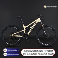 Vélo de montagne en alliage d'aluminium 26/27,5 pouces, freins à disque doubles, suspension intégrale, 24/27/30 vitesses, Soft Tail - Offre Spéciale