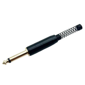 Conector de Audio de 6.35mm de Doble Núcleo para Teléfono, Montaje en Panel, 2 Líneas de Señal para Cable de Instrumento de Guitarra y Bajo, Alta Fidelidad - Product Image 3