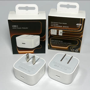 Cargador Rápido PD de 40W para iPhone 17 16 15 14 Pro, Adaptador de Corriente Plegable USB C, Cargador de Teléfono USB C - Product Image 1