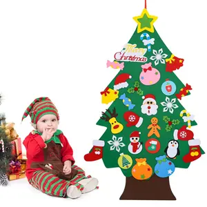 厂家批发新款手工圣诞树，儿童DIY节日氛围装饰品，圣诞树