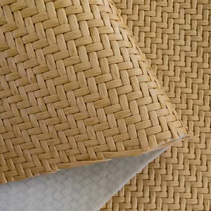 Factory Supplier Synthetic PE Sticks Weaving Rattan Cane Webbing Mesh Roll For Furniture