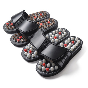 Chaussons de massage pour les pieds avec stimulation des points d'acupuncture et massage du talon, batterie au lithium rechargeable pour hommes et femmes - Product Image 1