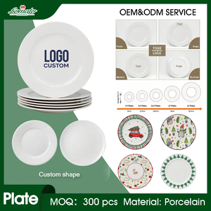 Assiettes en céramique blanches de qualité A en gros, multi-tailles, personnalisables avec logo, pour restaurants, hôtels et mariages - Product Image 3