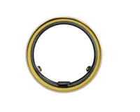 Bague connectée ECG pour la surveillance de la pression artérielle, du rythme cardiaque, de l'oxygène sanguin et de la température, en alliage de titane avec revêtement PVD, sans fil