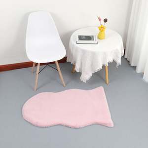Hot Selling Large 9*12 Area Pink <b>Fluffy</b> <b>Rug</b> Modern Nordic Style No Shedding Fur Carpet <b>for</b> Dining <b>Room</b> - Product Image 6